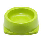 Cuenco de cerámica modificado para requisitos particulares del animal doméstico del tamaño, color verde/anaranjado/beige del cuenco del alimento para animales proveedor