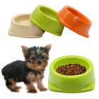 Cuenco de cerámica modificado para requisitos particulares del animal doméstico del tamaño, color verde/anaranjado/beige del cuenco del alimento para animales proveedor