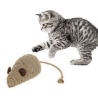 Artículo lavable material modificado para requisitos particulares del ratón del tamaño del gato del sisal interactivo del juguete proveedor