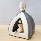 Caliente la pequeña cama del gato del animal doméstico/la cama plegable de la cueva de la casa del gatito para el invierno proveedor