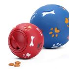 Bola de la búsqueda del perro del color azul/rojo, bola del bocado del perro masticable para los animales domésticos de entrenamiento proveedor