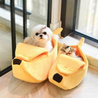Camas inusuales del gato de la forma del plátano, deformación no fácil caliente de la cama del gato del invierno proveedor