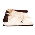 Esponja de la extra grande de las camas antirresbaladizas del perro/material de alta densidad de la felpa de la pana proveedor